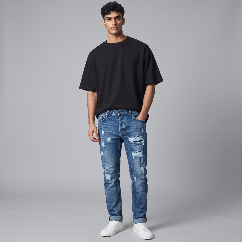 Pantalones de Mezclilla KAIROV Estilo Slim