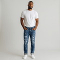 KAIROV JEANS 86 STONE-DESTROYED