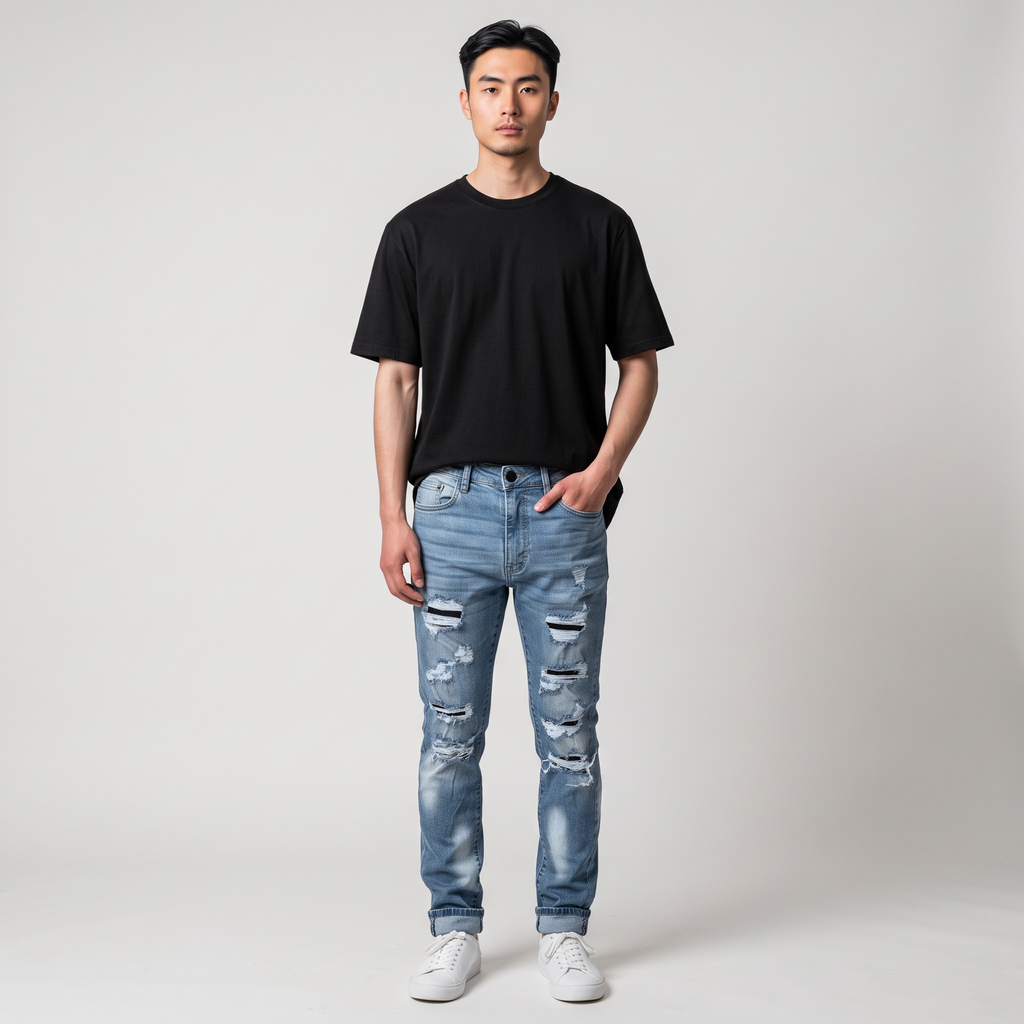 Jeans kairov destruccion sky
