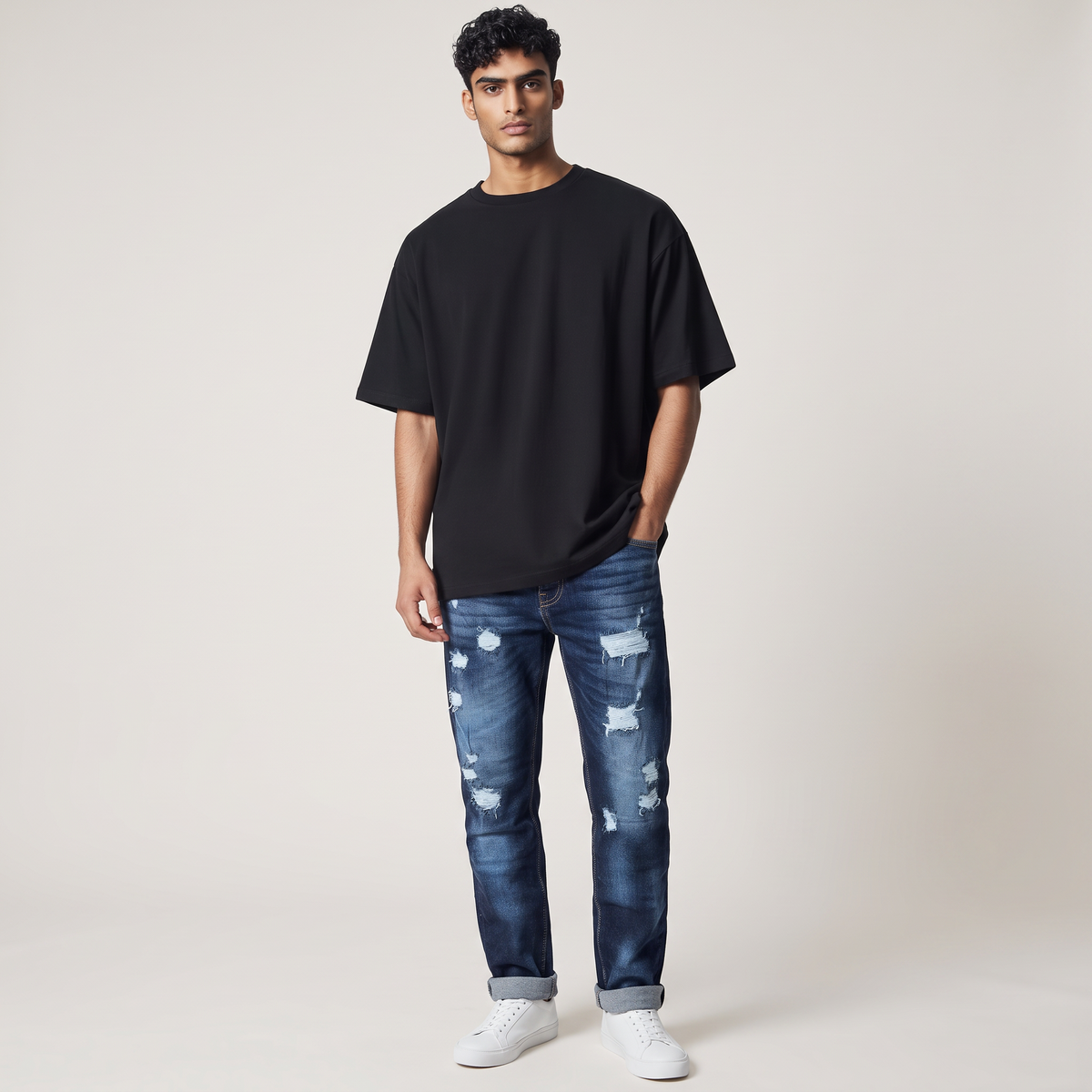 Pantalones de Mezclilla KAIROV Estilo Casual para Caballero