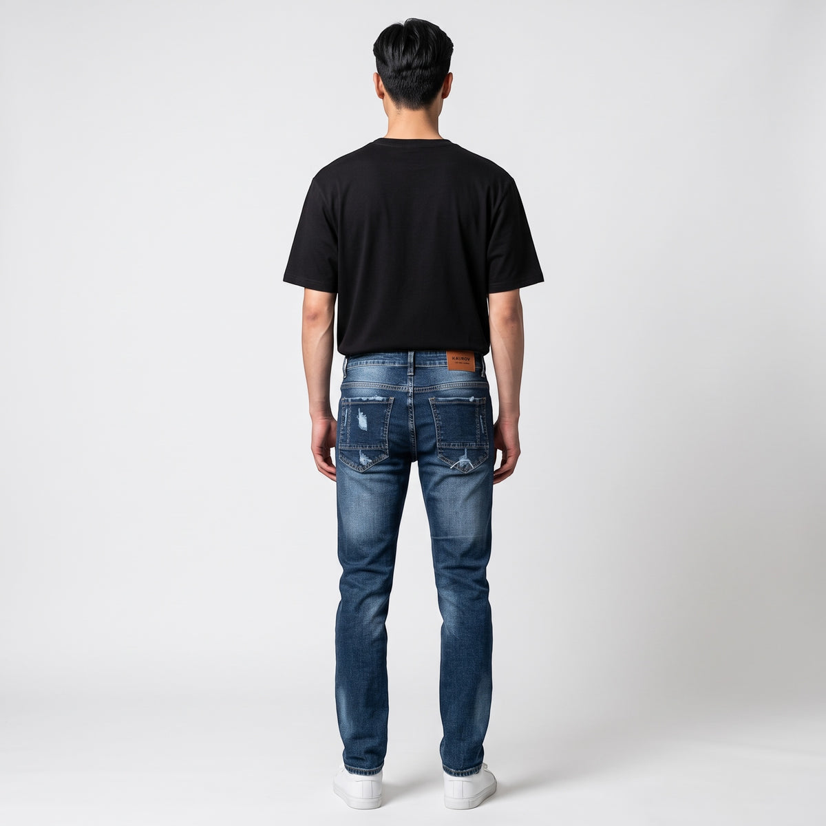 jeans kairov indigo destruccion