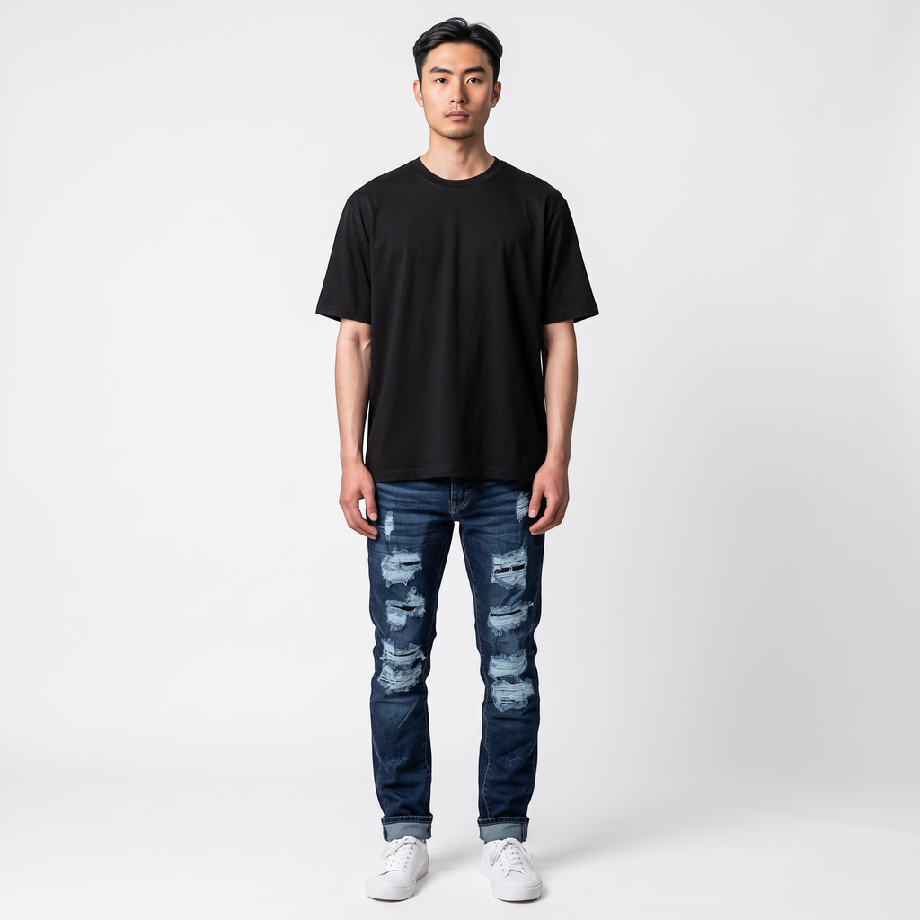 jeans kairov acero destruccion