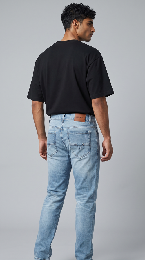 KAIROV JEANS 77 BLEANCH-DESTROYED