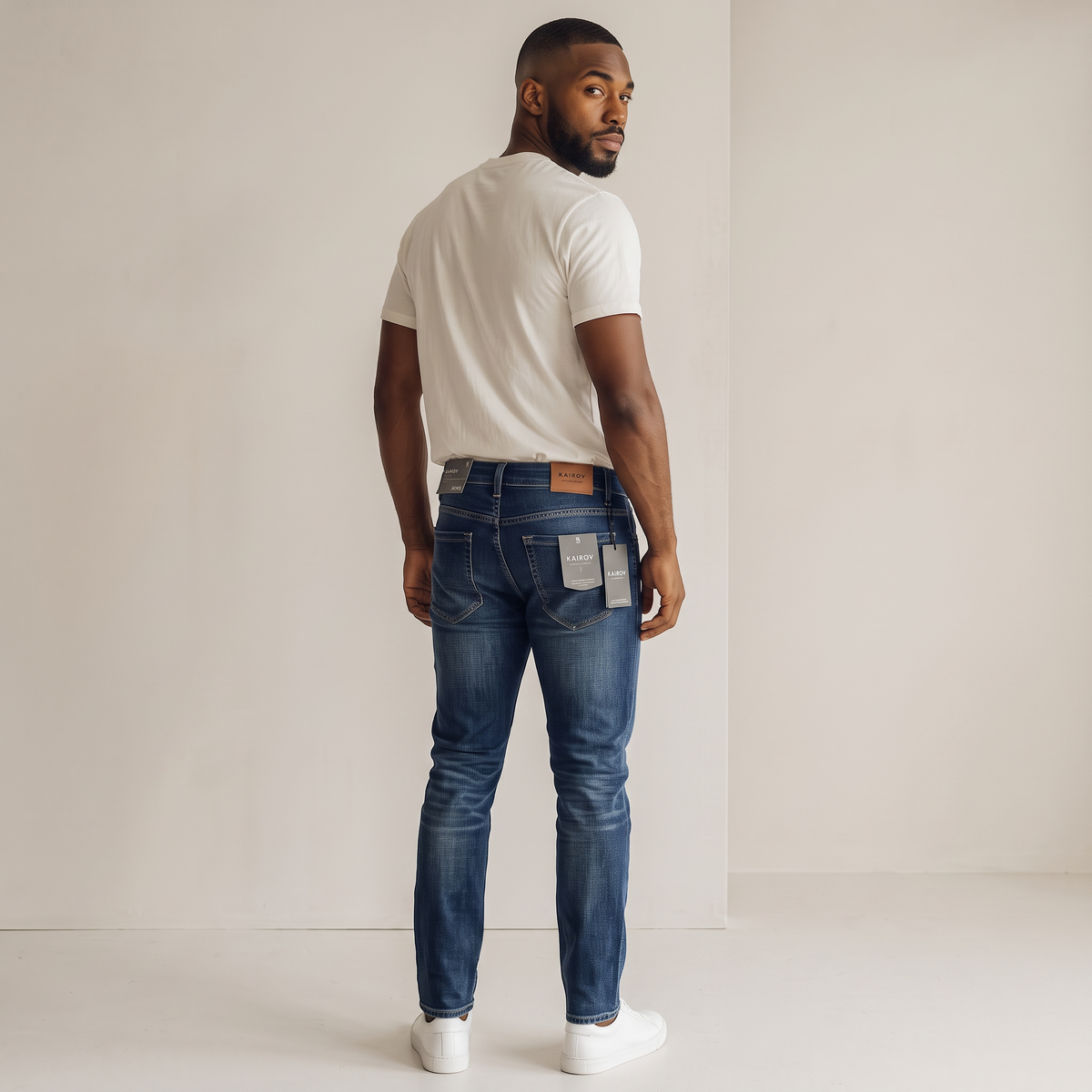 KAIROV JEANS 86 INDIGO-DESTROYED