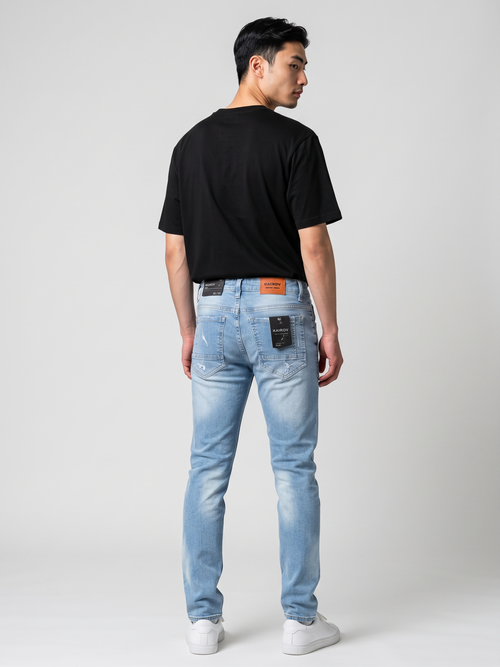 Jeans kairov bleanch destruccion