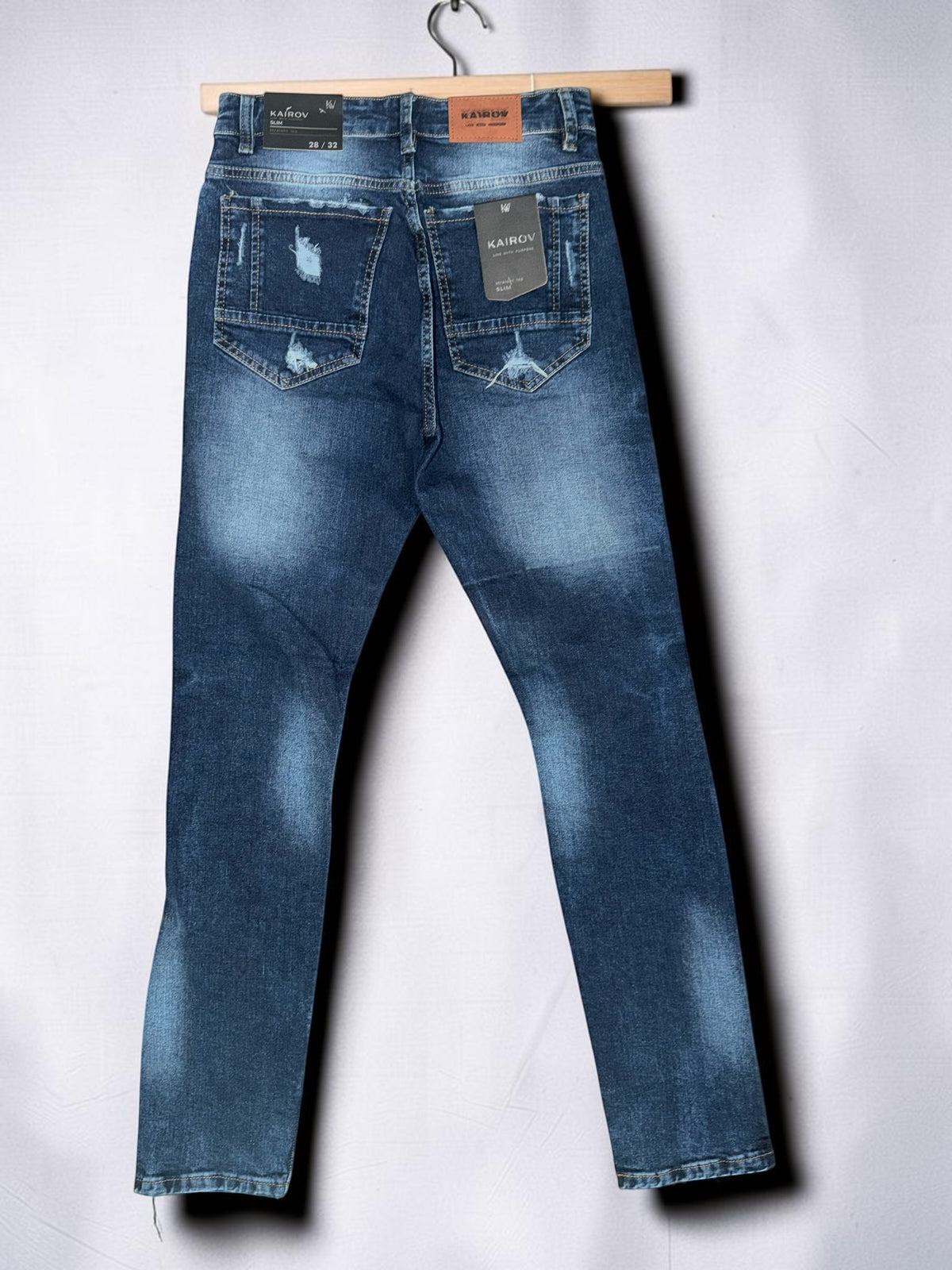 jeans kairov indigo destruccion