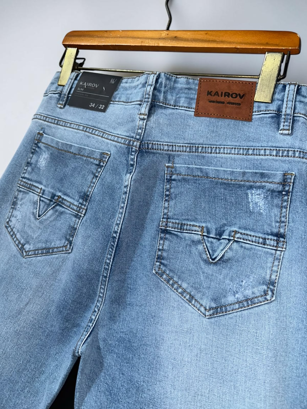 KAIROV JEANS 77 BLEANCH-DESTROYED