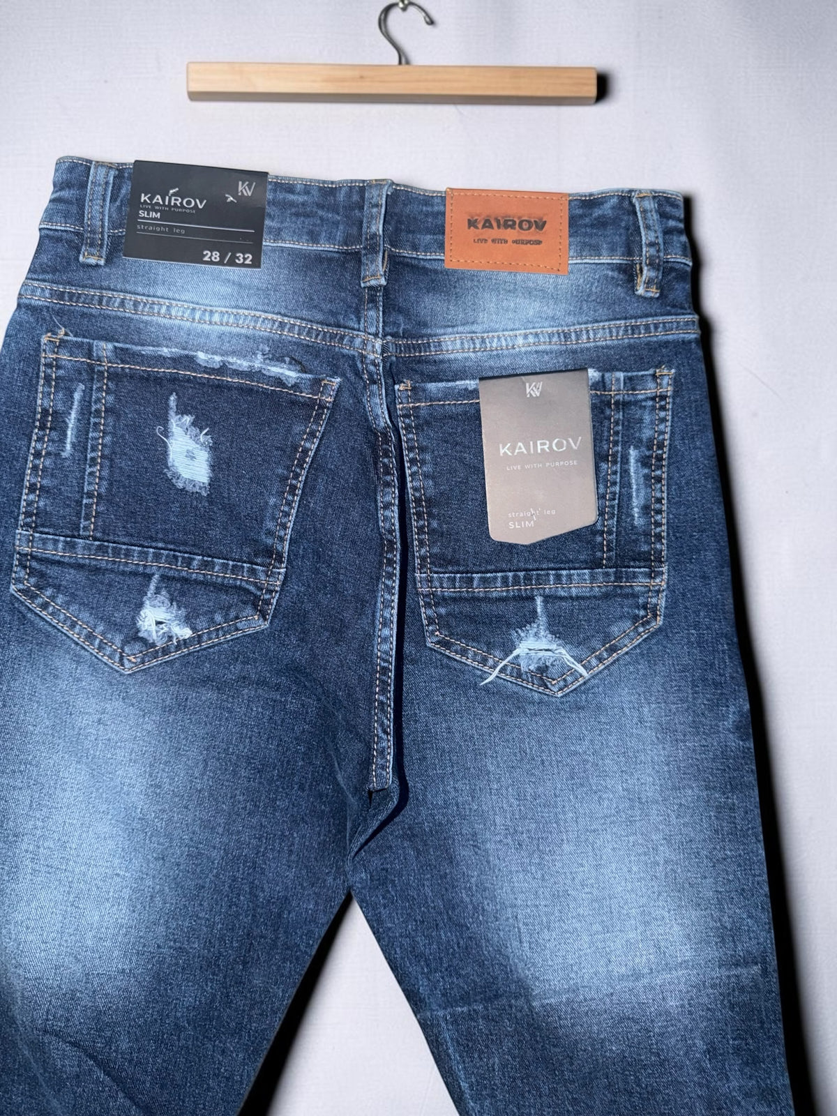 jeans kairov indigo destruccion